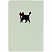 превью Обложка для паспорта MESHU «Meow», ПВХ, 2 кармана