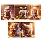 Тетрадь 48л., А5, клетка BG «В банке»