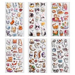 Наклейки зефирные «Котики», 18×9.5 см, ассорти 6 видов, FUNSTER (ФАНСТЕР)