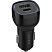 превью Зарядное устройство автомобильное PERO AC05 USB-A QC3.0/USB-C PD/38W/черное