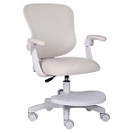 Кресло детское с подставкой для ног BRABIX «Sky MG-206», велюр, бежевое