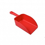 Совок ручной FBK 138×310 мм пластиковый красный