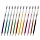 Карандаши цветные пластиковые Bic «Evolution Illusion», 12цв., стираемые, заточен., картон. короб