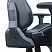 превью Кресло компьютерное BRABIX «GT Carbon GM-120», две подушки, экокожа, черное/синее, 531930