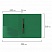 превью Папка с металлическим скоросшивателем и внутренним карманом BRAUBERG «Contract», зеленая, до 100 л., 0.7 мм