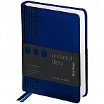 Ежедневник недатир. A6, 160л., кожзам, Berlingo «Vivella Prestige», синий