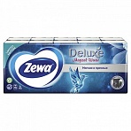 Платки носовые ZEWA Delux, 3-х слойные, 10 шт. х (спайка 10 пачек)