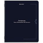 Тетрадь предметная VINTAGE 48 л., SoftTouch, ЛИТЕРАТУРА, линия, подсказ, BRAUBERG
