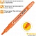 превью Текстовыделитель Crown «Multi Hi-Lighter» оранжевый, 1-4мм