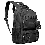 Рюкзак HEIKKI FUSION (ХЕЙКИ) универс., отд. для ноутбука, с КОШЕЛЬКОМ, черн, 44×31х14см