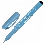 Ручка капиллярная CENTROPEN «Document», ЧЕРНАЯ, трехгранная, линия письма 0.3 мм