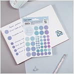 Наклейки бумажные MESHU «Beauty planner blue»