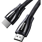 Кабель UGREEN HD140 (80405) HDMI 2.1 Male to Male 8K Braided Cable.5м. черн