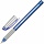 Ручка шариковая масляная автоматическая Unimax Glide Quartz синяя серый корпус (толщина линии 0.5 мм)