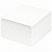 превью Блок для записей STAFF непроклеенный, куб, 8×8×4 см, белый