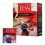 Чай TESS «Pleasure», черный с шиповником и яблоком, 100 пакетиков по 1.5 г