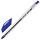 Ручка шариковая BRAUBERG автоматическая, RBP042, корпус , хромированные детали, 0.7 мм, резиновый держатель, синяя