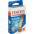 Набор пластырей Teneris 7.6×1.9 см тканая основа (телесный, 20 штук в упаковке)