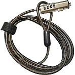 Тросик с замком Continent NCL-105, ультрабук, nano security slot, клин, 1.8м