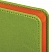 превью Ежедневник недатированный А5 (138×213 мм) BRAUBERG «Rainbow», кожзам, 136 л., зеленый, 111669