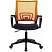 превью Кресло офисное Easy Chair 396 LT оранжевое/чёрное (сетка/ткань, пластик)