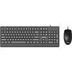 Набор клавиатура+мышь Philips (SPT6247B/60)проводн. USB 104кл 1600dpi чер