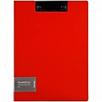Папка-планшет с зажимом Berlingo «Steel&Style» A4, пластик (полифом), красная