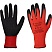 превью Перчатки защитные TOPFORT п/э с текстурир. латексным покр. красные р.10(XL)