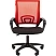 превью Кресло офисное Easy Chair 304 LT красное/чёрное (сетка/ткань, пластик)