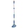 Швабра двусторонняя ЛАЙМА, алюминиевая телескопическая ручка 75-130 см, насадка МОП микрофибра 40 см, для дома и офиса