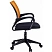 превью Кресло офисное Easy Chair 396 LT оранжевое/чёрное (сетка/ткань, пластик)