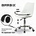 превью Кресло стул BRABIX «Eames MG-310 CH», хром, пластик белый, экокожа белая