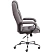 превью Кресло для руководителя Easy Chair Priority серое (флок, металл)
