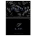 превью Альбом для рисования 40л., А4, на гребне BG «Just black», soft-touch ламинация, выб. лак