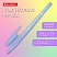 превью Ручка шариковая с грипом BRAUBERG «i-STICK POINT LIGHT BLUE», СИНЯЯ, пишущий узел 0.7 мм, линия письма 0.35 мм
