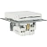 превью Розетка 1-м СП AtlasDesign 16А IP20 с заземлс з/ш с крыш. бел. SE ATN000146