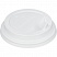 превью Крышка для стакана Huhtamaki пластиковая белая 90 мм с клапаном 100 штук в упаковке