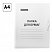 превью Папка для бумаг с завязками OfficeSpace, картон немелованный, 220г/м2, белый, до 200л. 