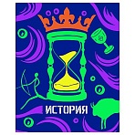 Тетрадь предметная 48л. BG «Неоновые истории» - История, неоновая краска