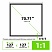 превью Экран Cactus Wallscreen CS-PSW-127X127, 127×127 см, 1:1, настенно-потолочный, белый