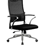 Кресло MT_Sit Air-180/Km00/Wh00/K15cL(M09. B23. G18. W01), черный, хром