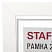 превью Рамка 21×30 см, небьющаяся, багет 30 мм, МДФ, STAFF «Style», белая