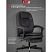 превью Кресло для руководителя Easy Chair 668 эргономичное чёрное (экокожа, металл)