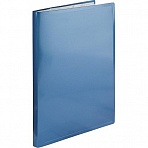 Папка файловая 40 файлов Attache Metallics А4, 800мкм, этикетка, синий