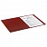 превью Папка с пластиковым скоросшивателем BRAUBERG «Office», красная, до 100 листов, 0.5 мм