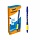 Ручка стираемая гелевая с грипом BIC «Gelocity Illusion», ЧЕРНАЯ, корпус черный, линия 0.3 мм