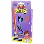 Фломастеры воздушные Centropen «AirPens Pastel», 05цв. +1 трафарет, картон. упаковка, европодвес