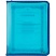 превью Папка-конверт на молнии КОМУС A4 голубая 0.5 мм