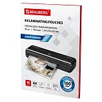 Пленки-заготовки для ламинирования ИЗВЛЕКАЕМЫЕ А4, КОМПЛЕКТ 50 шт., 100 мкм, BRAUBERG