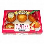 Кексы Махариши Тортини с вишневом джемом 200 г